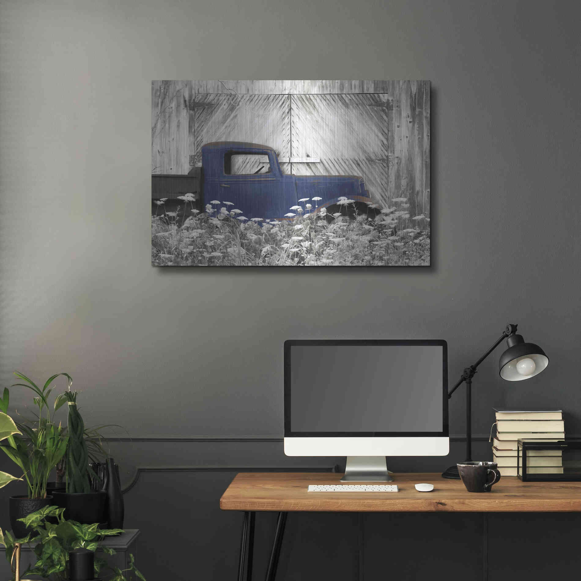 Luxe Metal Art 'Age is a Work of Art' by Lori Deiter, Metal Wall Art,36x24