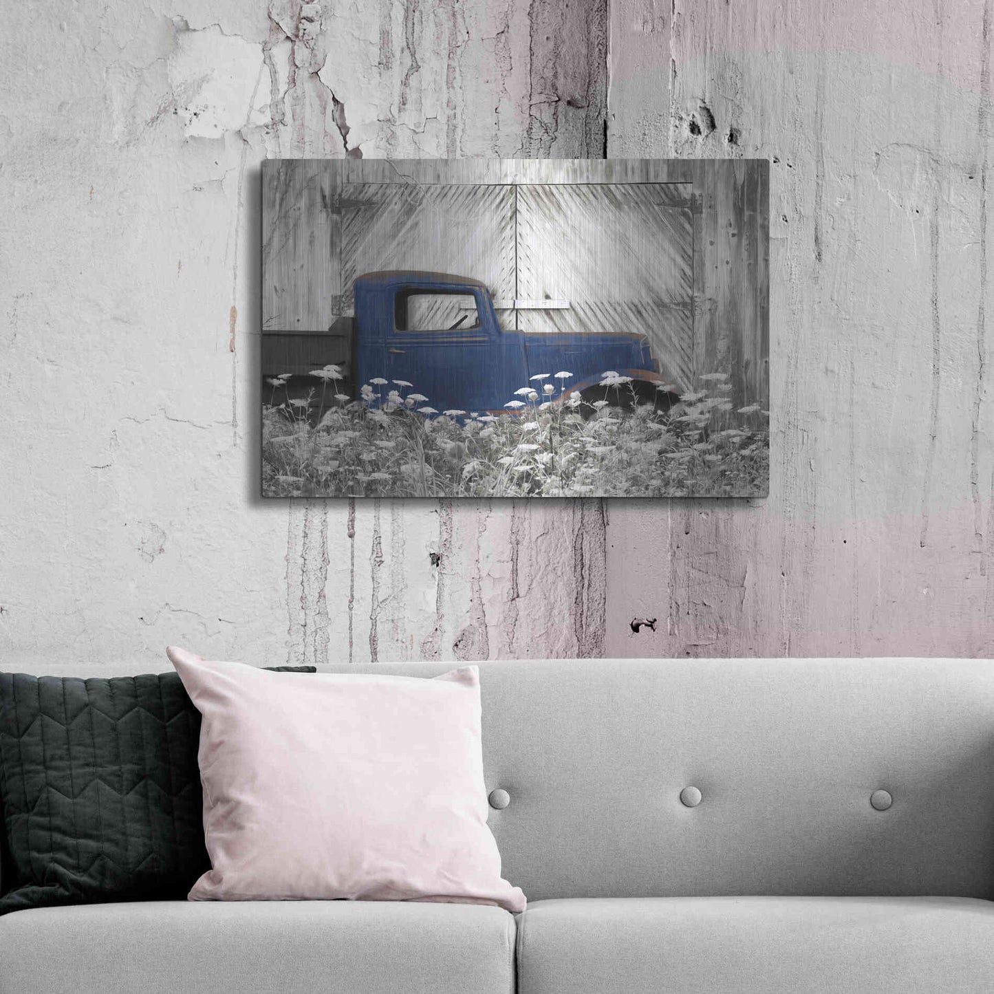 Luxe Metal Art 'Age is a Work of Art' by Lori Deiter, Metal Wall Art,36x24