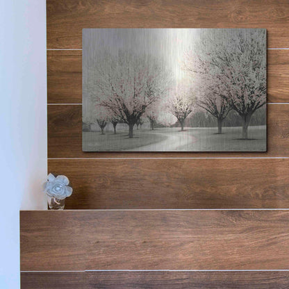 Luxe Metal Art 'In Full Bloom' by Lori Deiter, Metal Wall Art,16x12