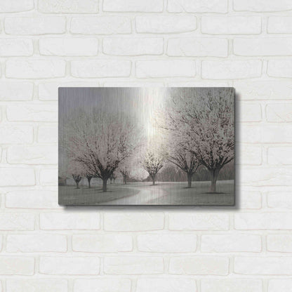 Luxe Metal Art 'In Full Bloom' by Lori Deiter, Metal Wall Art,24x16