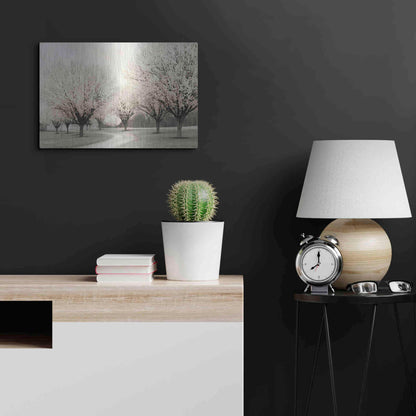 Luxe Metal Art 'In Full Bloom' by Lori Deiter, Metal Wall Art,24x16