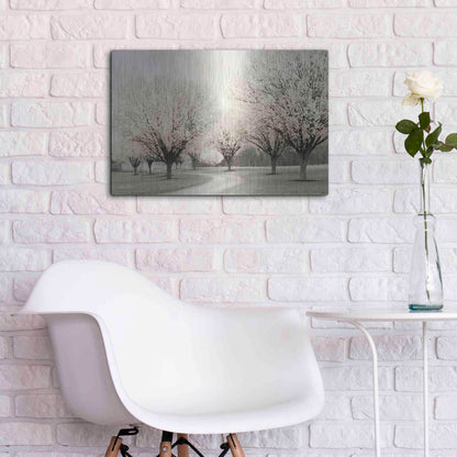 Luxe Metal Art 'In Full Bloom' by Lori Deiter, Metal Wall Art,24x16