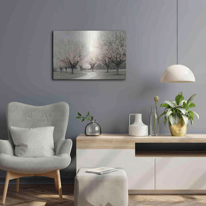 Luxe Metal Art 'In Full Bloom' by Lori Deiter, Metal Wall Art,24x16
