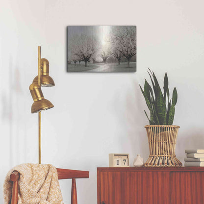 Luxe Metal Art 'In Full Bloom' by Lori Deiter, Metal Wall Art,24x16
