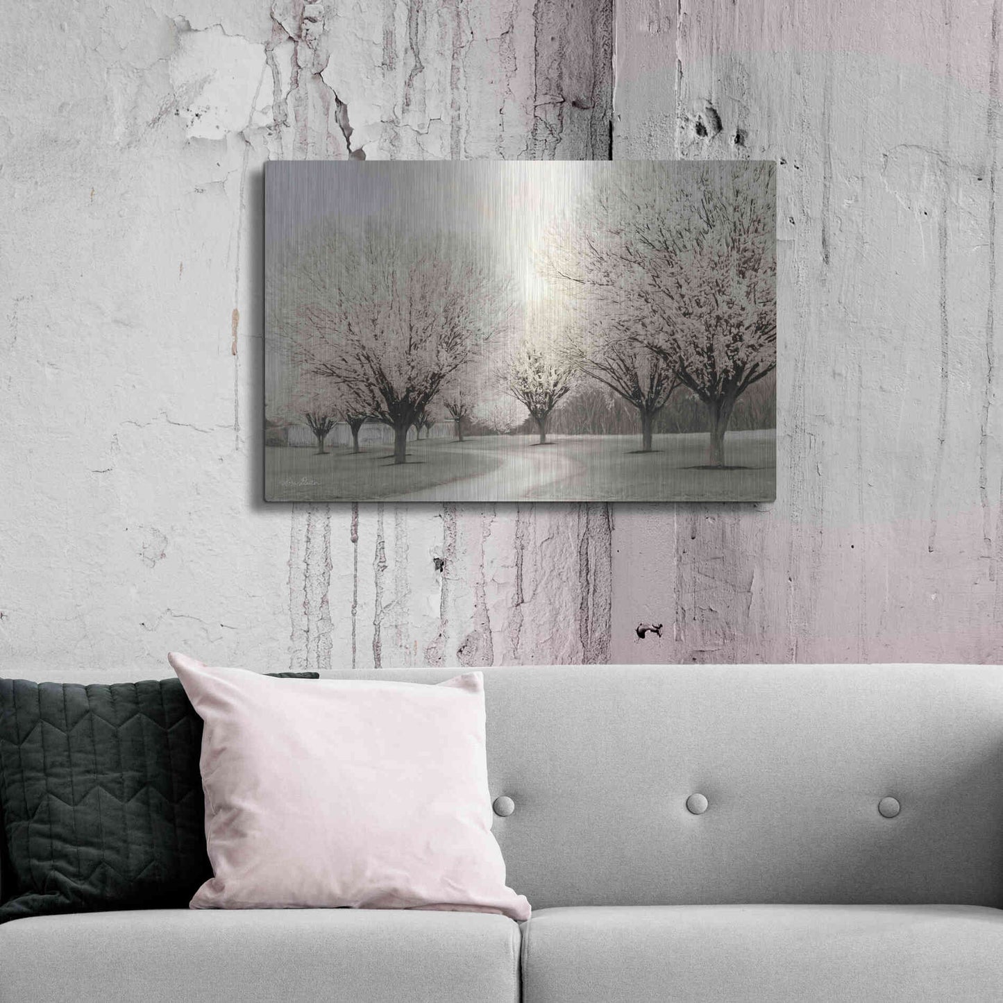 Luxe Metal Art 'In Full Bloom' by Lori Deiter, Metal Wall Art,36x24