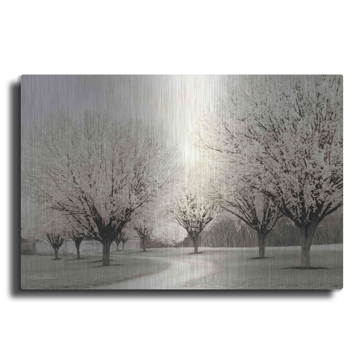 Luxe Metal Art 'In Full Bloom' by Lori Deiter, Metal Wall Art