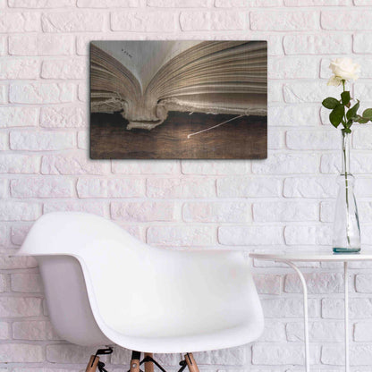 Luxe Metal Art 'Page 108' by Lori Deiter, Metal Wall Art,24x16