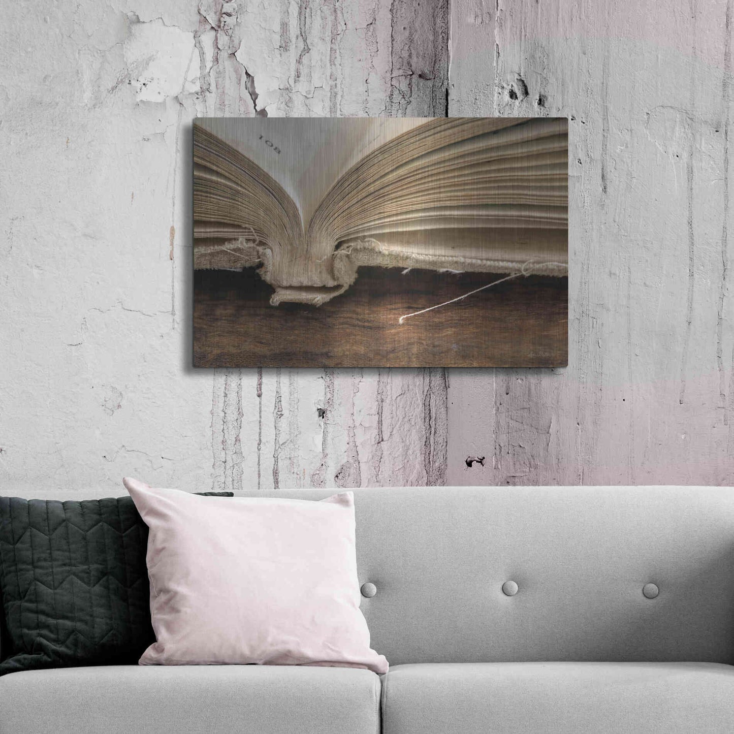 Luxe Metal Art 'Page 108' by Lori Deiter, Metal Wall Art,36x24