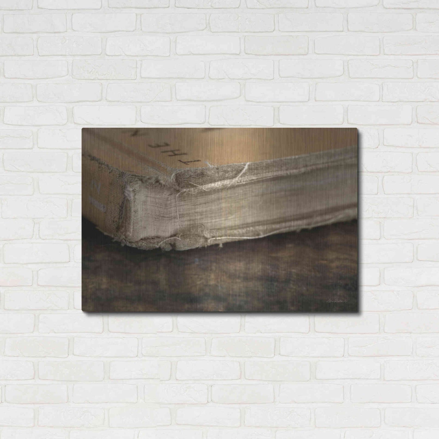 Luxe Metal Art 'Well Read' by Lori Deiter, Metal Wall Art,36x24
