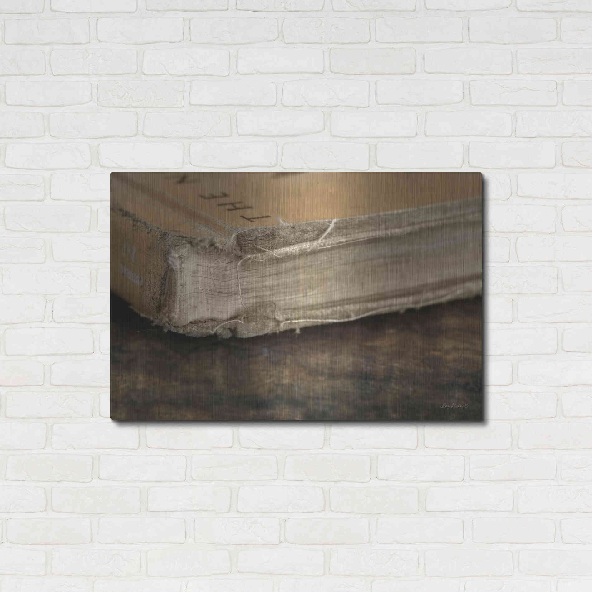 Luxe Metal Art 'Well Read' by Lori Deiter, Metal Wall Art,36x24