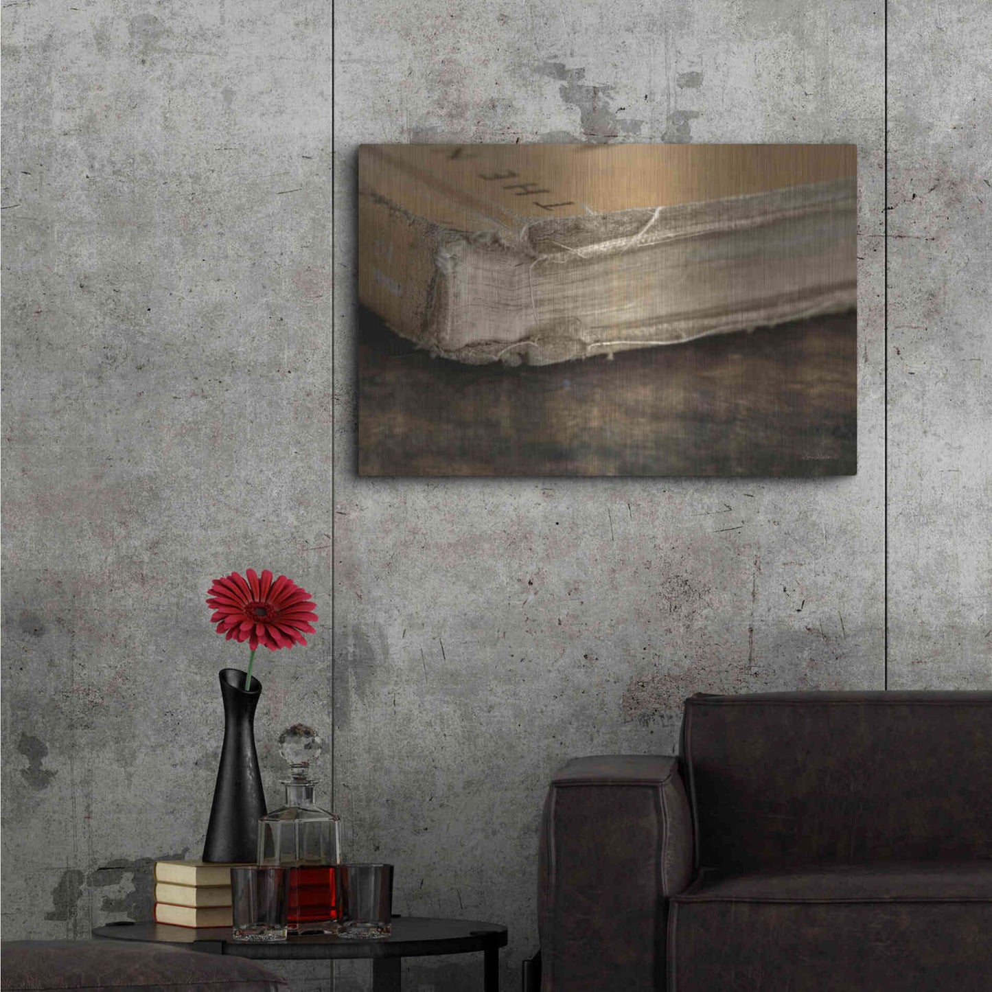 Luxe Metal Art 'Well Read' by Lori Deiter, Metal Wall Art,36x24