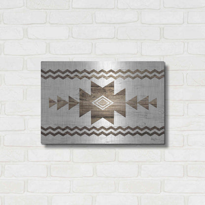 Luxe Metal Art 'Southwest Wood I' by Lori Deiter, Metal Wall Art,24x16