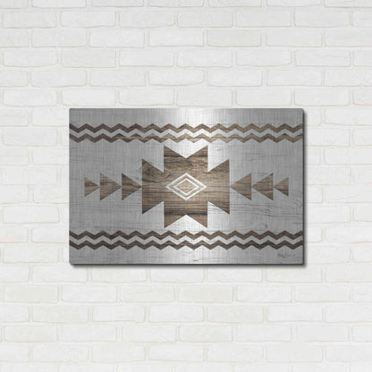 Luxe Metal Art 'Southwest Wood I' by Lori Deiter, Metal Wall Art,36x24