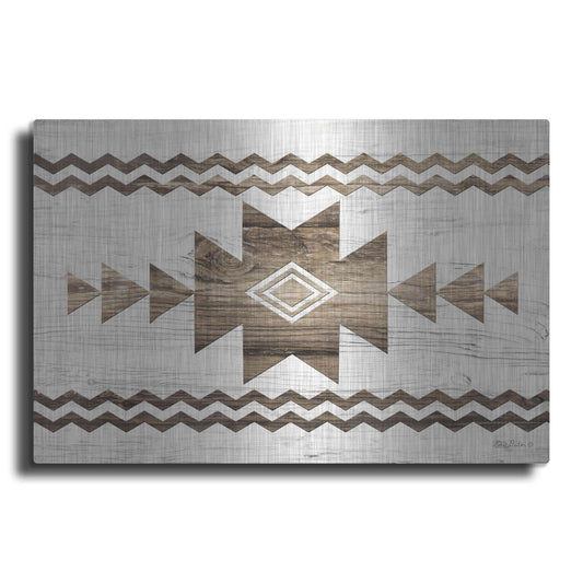 Luxe Metal Art 'Southwest Wood I' by Lori Deiter, Metal Wall Art