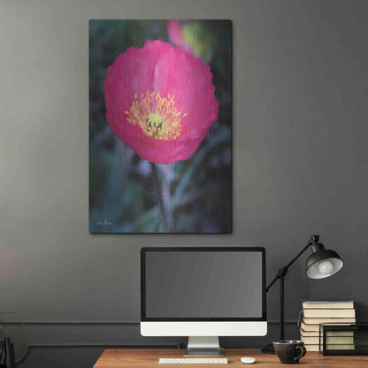 Luxe Metal Art 'Floral Pop I' by Lori Deiter, Metal Wall Art,24x36