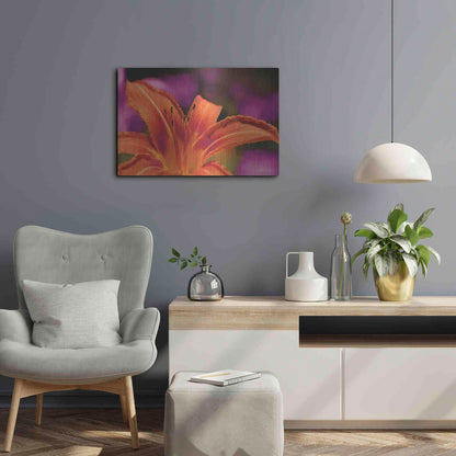 Luxe Metal Art 'Floral Pop V' by Lori Deiter, Metal Wall Art,24x16
