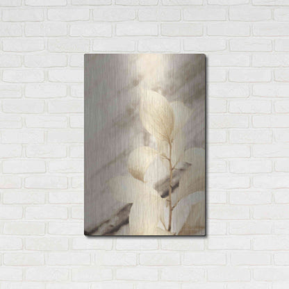 Luxe Metal Art 'Golden Leaves' by Lori Deiter, Metal Wall Art,24x36