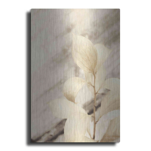 Luxe Metal Art 'Golden Leaves' by Lori Deiter, Metal Wall Art