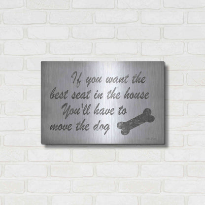Luxe Metal Art 'The Best Seat' by Lori Deiter, Metal Wall Art,24x16