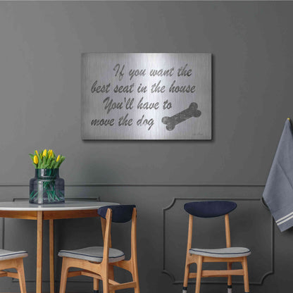 Luxe Metal Art 'The Best Seat' by Lori Deiter, Metal Wall Art,36x24