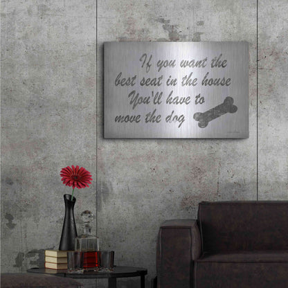 Luxe Metal Art 'The Best Seat' by Lori Deiter, Metal Wall Art,36x24