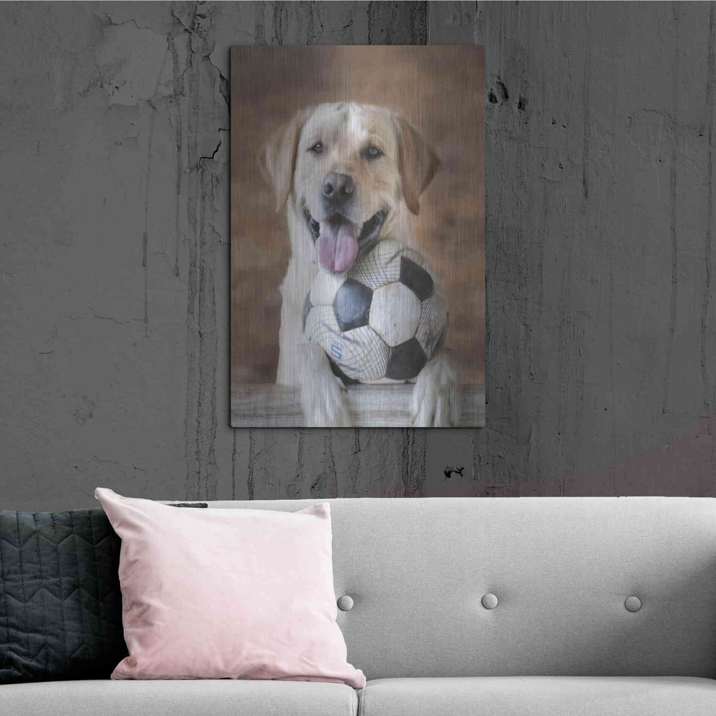 Luxe Metal Art 'Playtime' by Lori Deiter, Metal Wall Art,24x36
