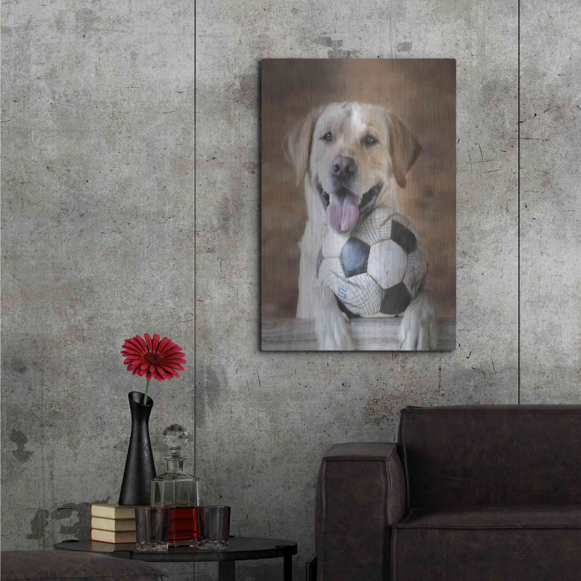Luxe Metal Art 'Playtime' by Lori Deiter, Metal Wall Art,24x36