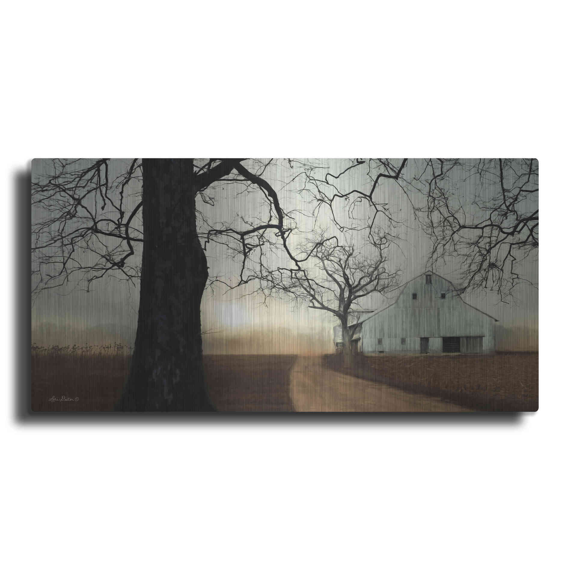 Luxe Metal Art 'Millersburg Sunrise' by Lori Deiter, Metal Wall Art