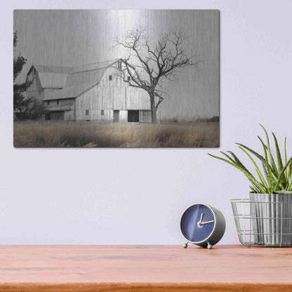 Luxe Metal Art 'Ohio Fields I' by Lori Deiter, Metal Wall Art,16x12