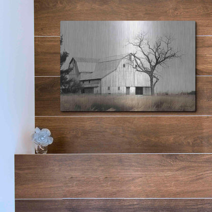 Luxe Metal Art 'Ohio Fields I' by Lori Deiter, Metal Wall Art,16x12