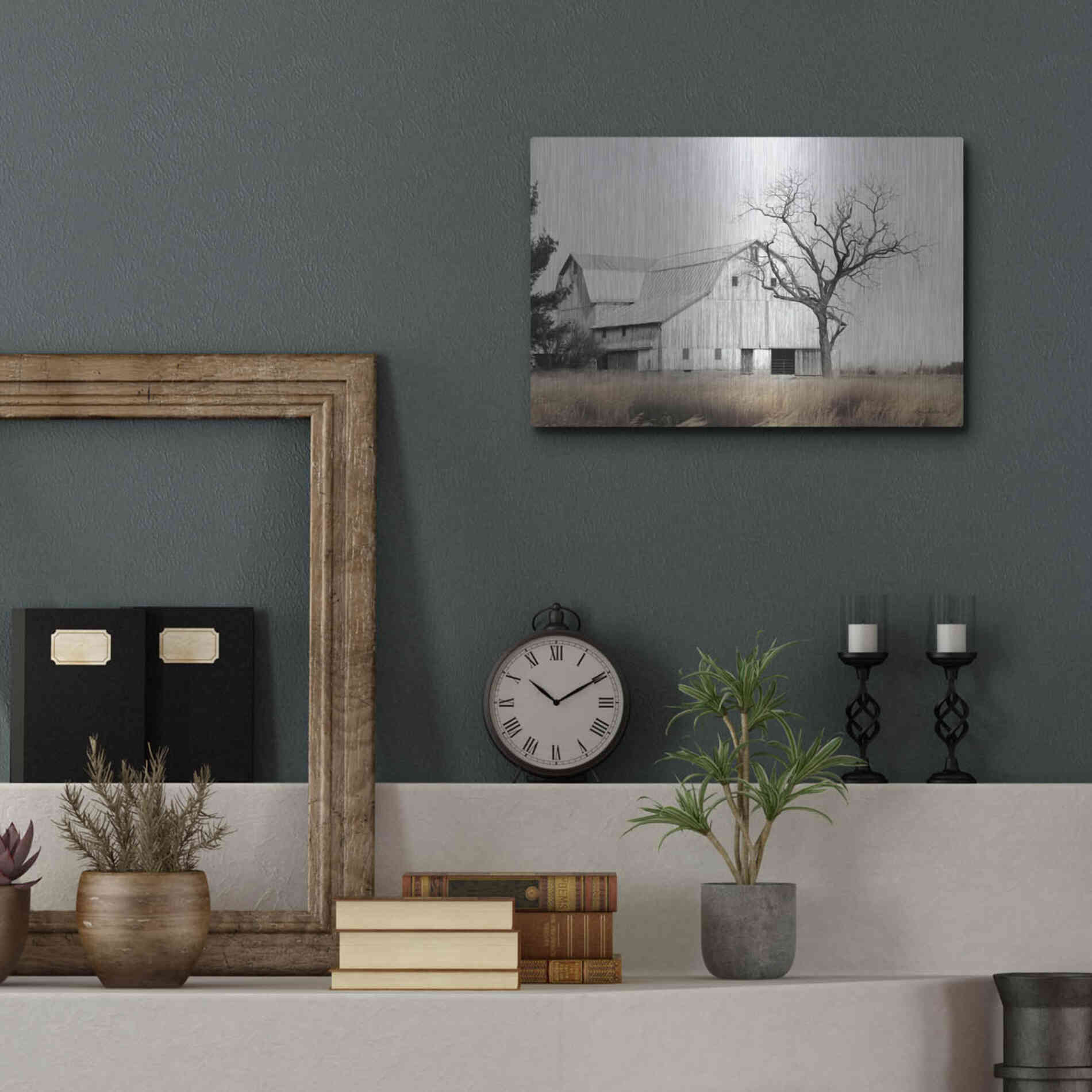 Luxe Metal Art 'Ohio Fields I' by Lori Deiter, Metal Wall Art,16x12