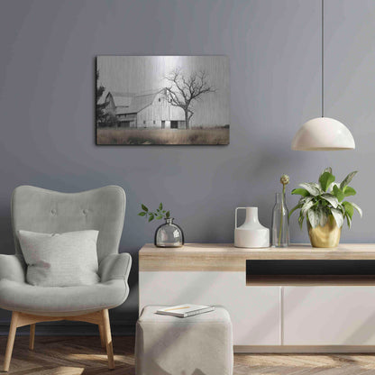 Luxe Metal Art 'Ohio Fields I' by Lori Deiter, Metal Wall Art,24x16