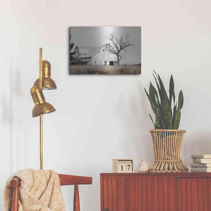 Luxe Metal Art 'Ohio Fields I' by Lori Deiter, Metal Wall Art,24x16