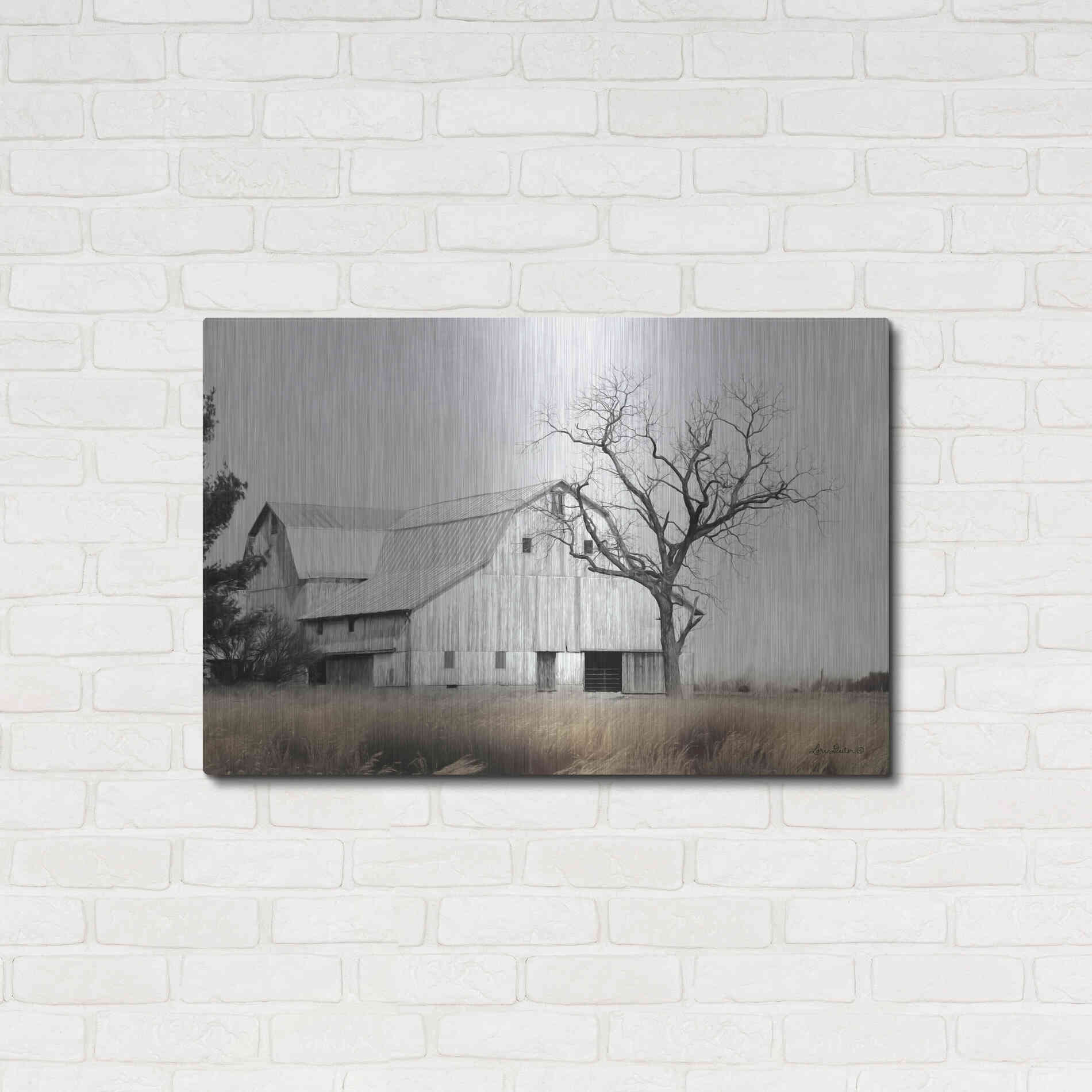 Luxe Metal Art 'Ohio Fields I' by Lori Deiter, Metal Wall Art,36x24