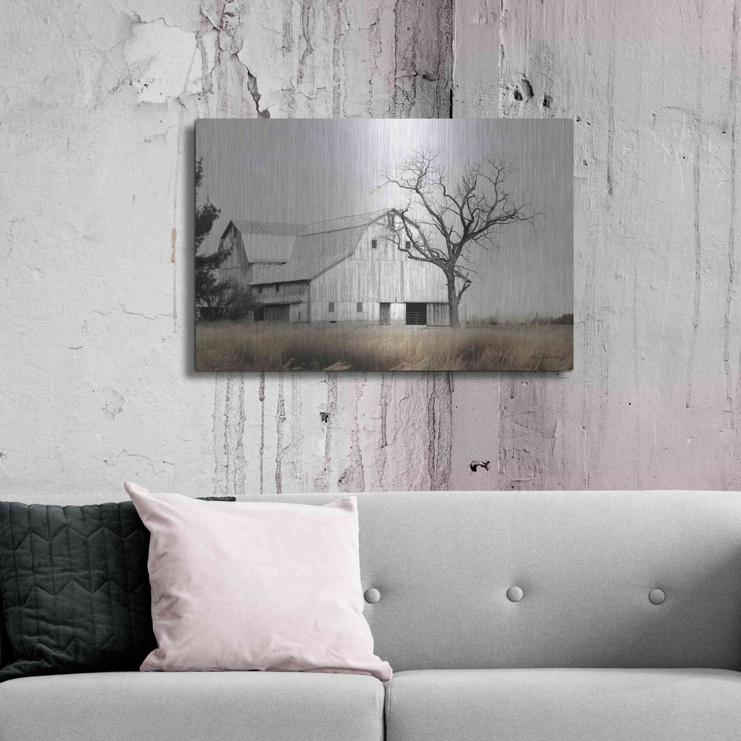 Luxe Metal Art 'Ohio Fields I' by Lori Deiter, Metal Wall Art,36x24