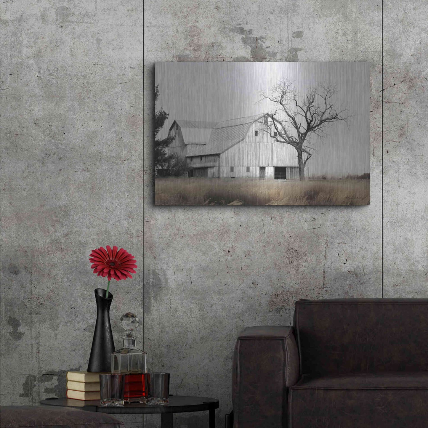 Luxe Metal Art 'Ohio Fields I' by Lori Deiter, Metal Wall Art,36x24