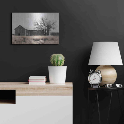 Luxe Metal Art 'Ohio Fields II' by Lori Deiter, Metal Wall Art,24x16
