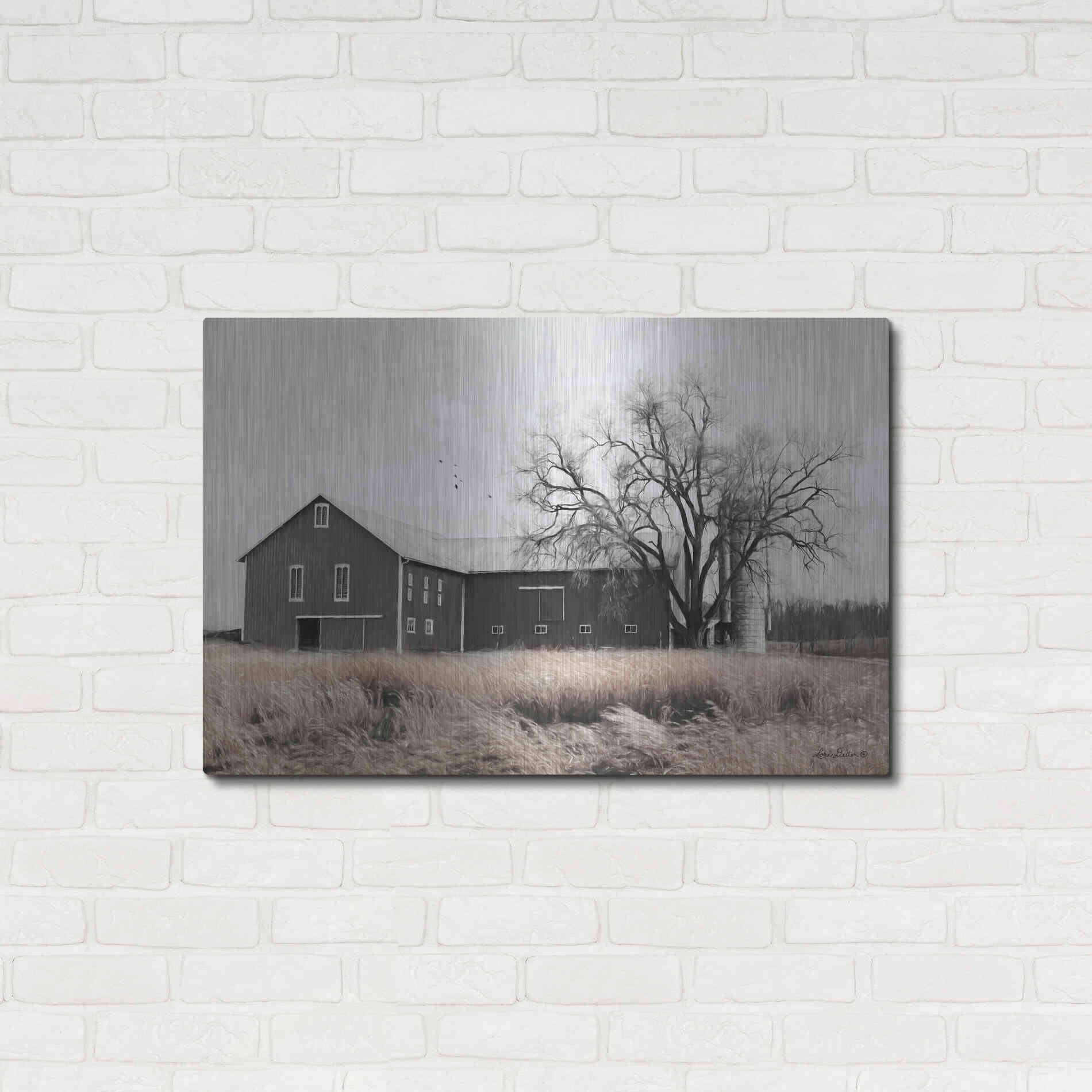Luxe Metal Art 'Ohio Fields II' by Lori Deiter, Metal Wall Art,36x24