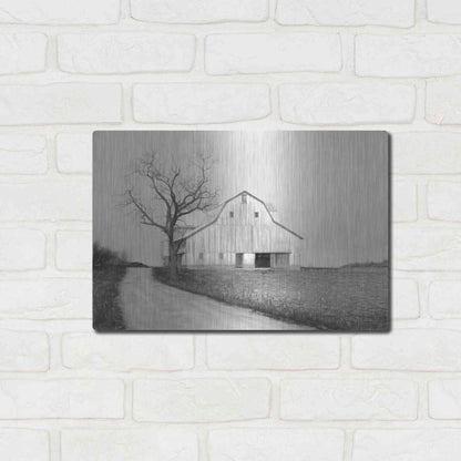 Luxe Metal Art 'Ohio Fields III' by Lori Deiter, Metal Wall Art,16x12
