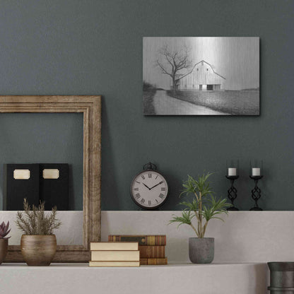 Luxe Metal Art 'Ohio Fields III' by Lori Deiter, Metal Wall Art,16x12