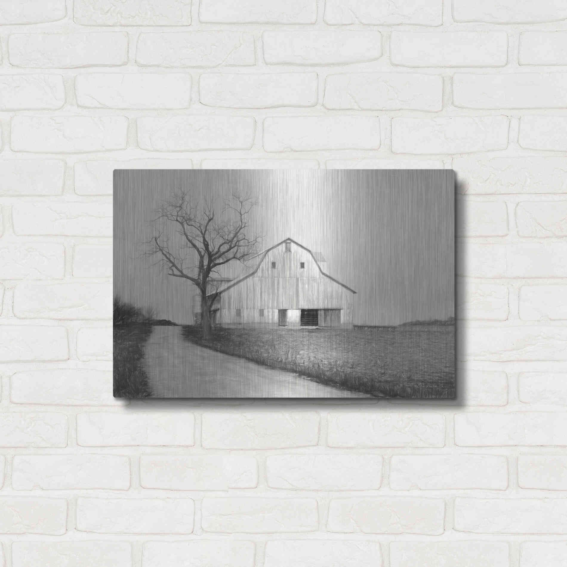 Luxe Metal Art 'Ohio Fields III' by Lori Deiter, Metal Wall Art,24x16