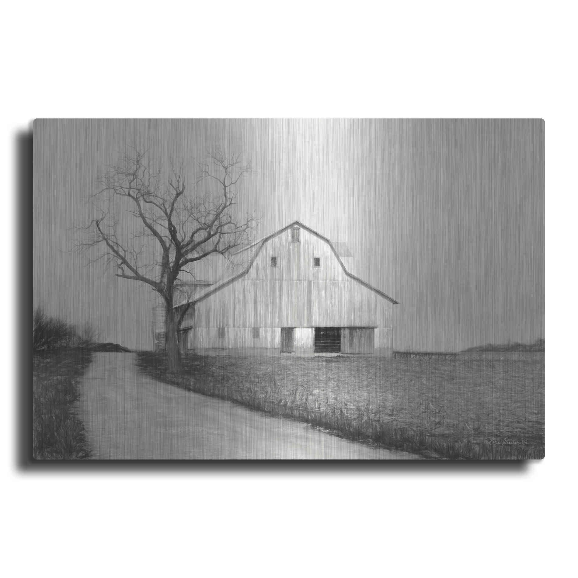 Luxe Metal Art 'Ohio Fields III' by Lori Deiter, Metal Wall Art