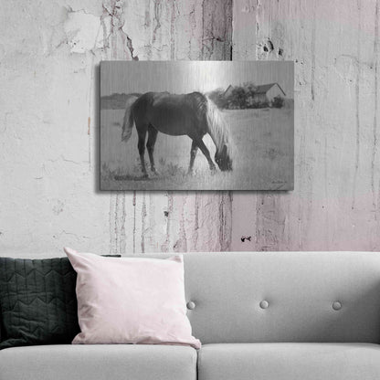 Luxe Metal Art 'Summer Grazing' by Lori Deiter, Metal Wall Art,36x24