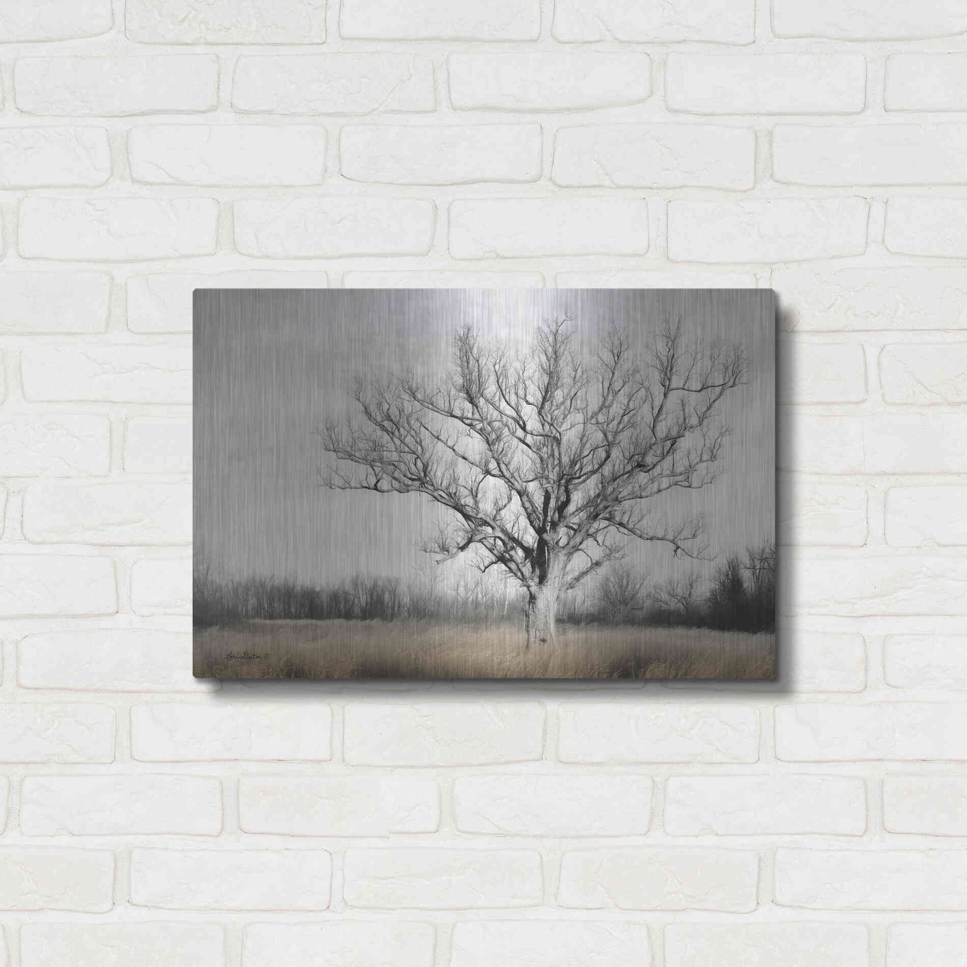 Luxe Metal Art 'Earth & Sky' by Lori Deiter, Metal Wall Art,24x16