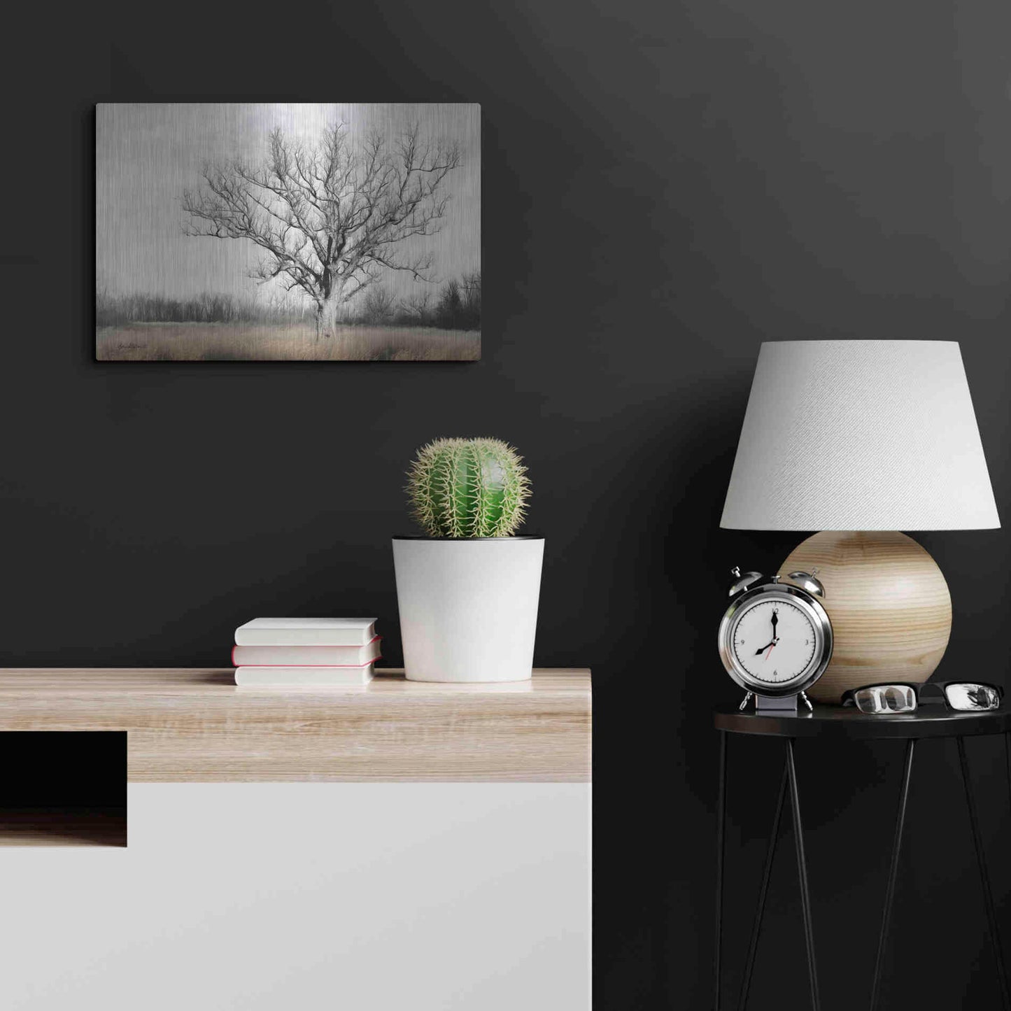 Luxe Metal Art 'Earth & Sky' by Lori Deiter, Metal Wall Art,24x16