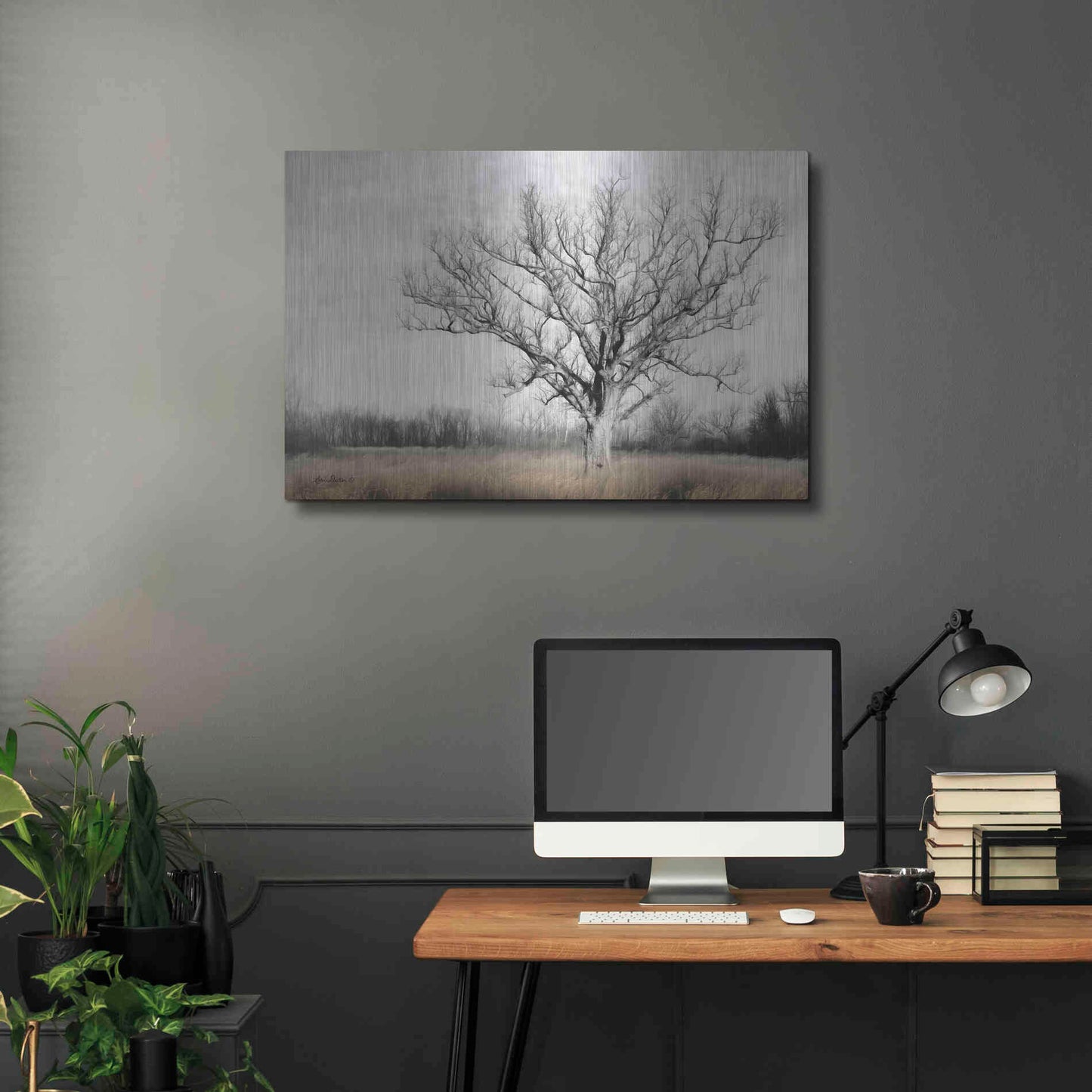 Luxe Metal Art 'Earth & Sky' by Lori Deiter, Metal Wall Art,36x24