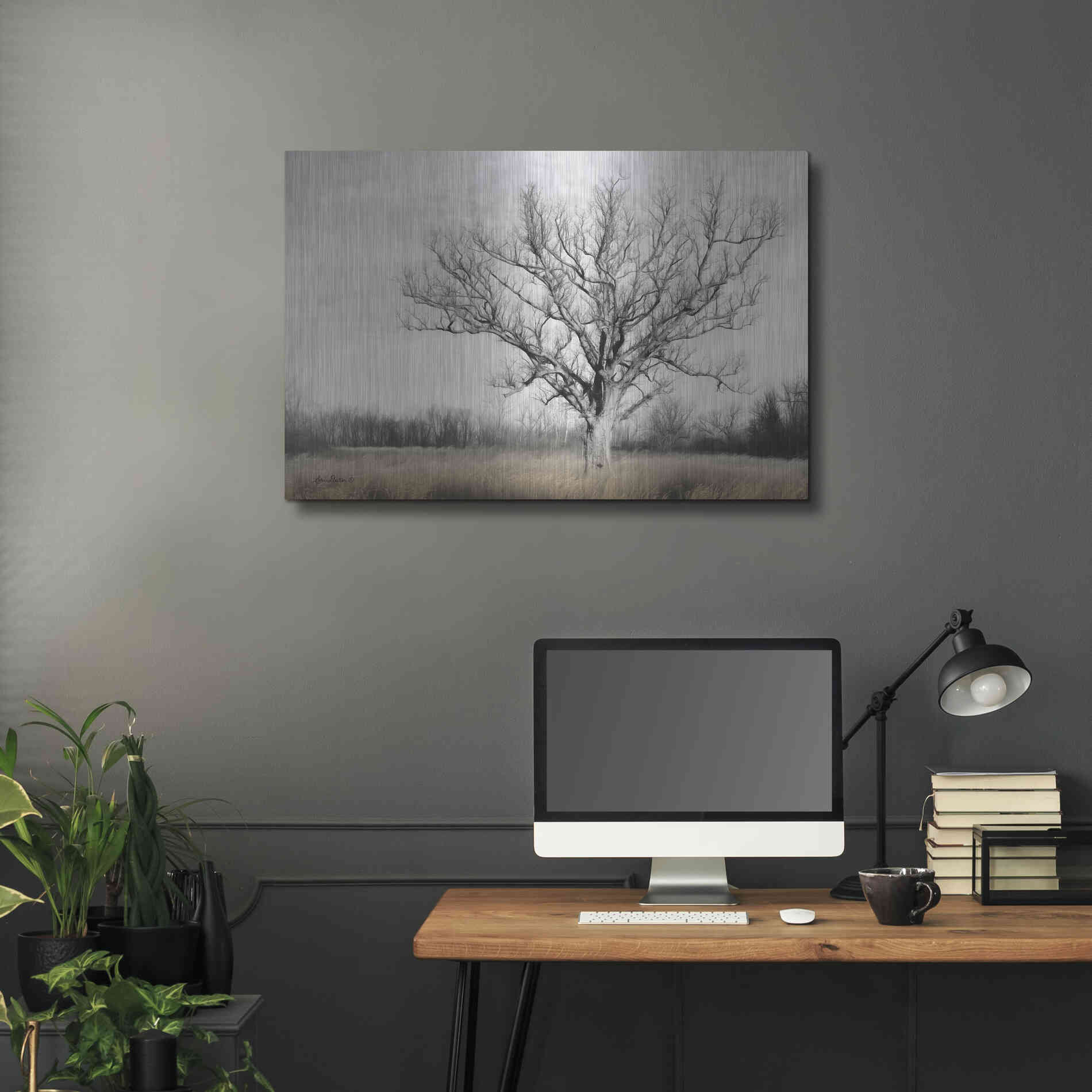 Luxe Metal Art 'Earth & Sky' by Lori Deiter, Metal Wall Art,36x24