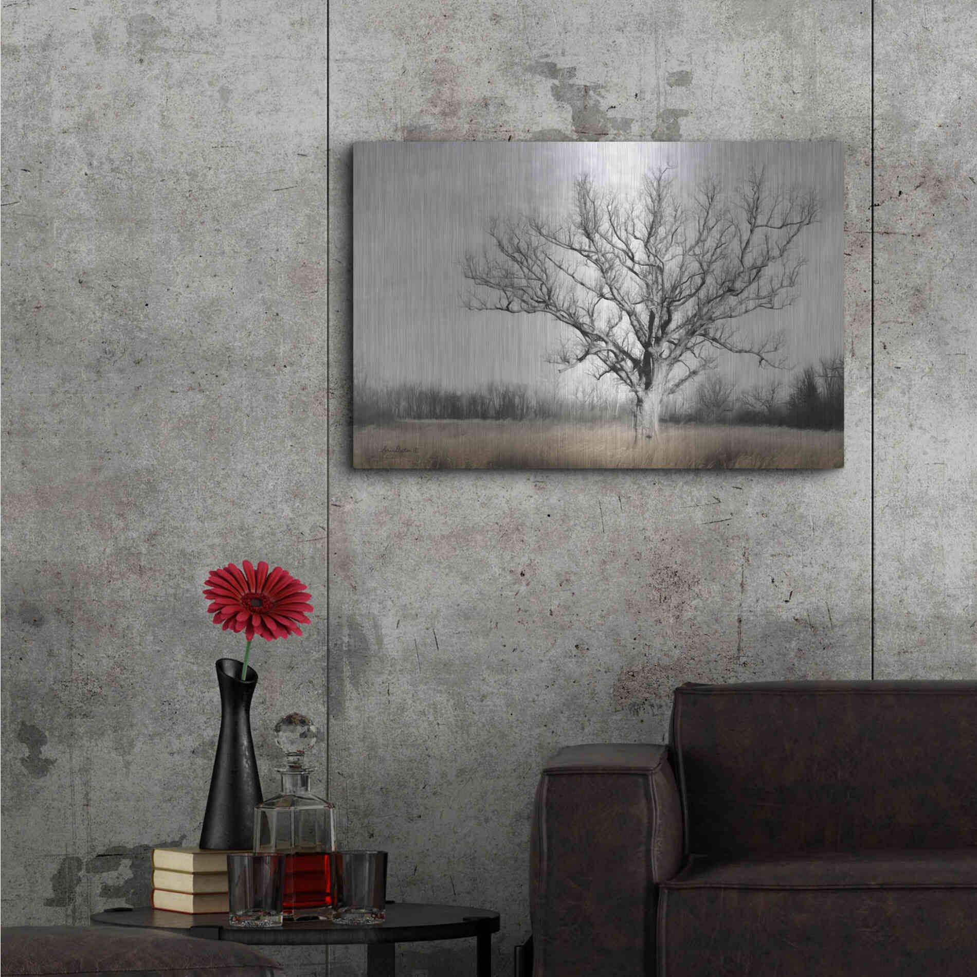 Luxe Metal Art 'Earth & Sky' by Lori Deiter, Metal Wall Art,36x24