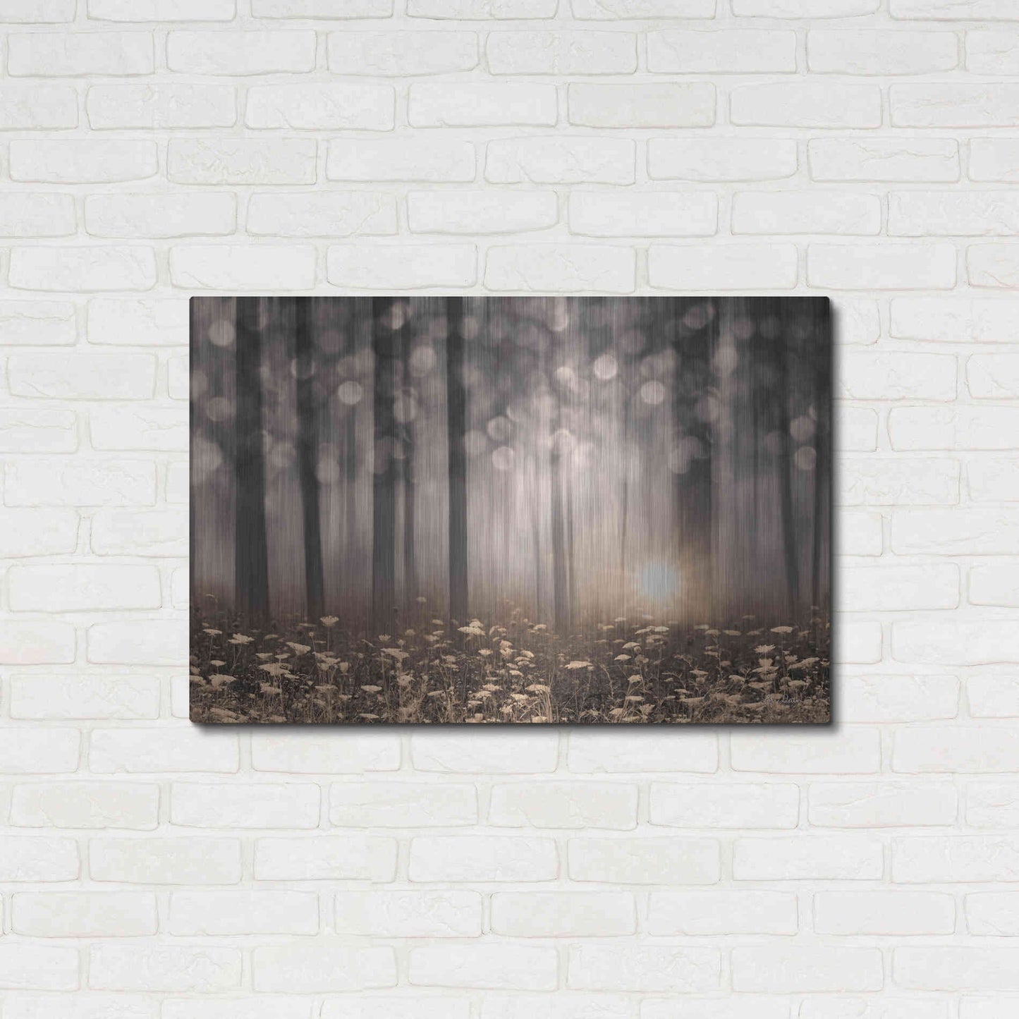 Luxe Metal Art 'Enchanted Morning' by Lori Deiter, Metal Wall Art,36x24