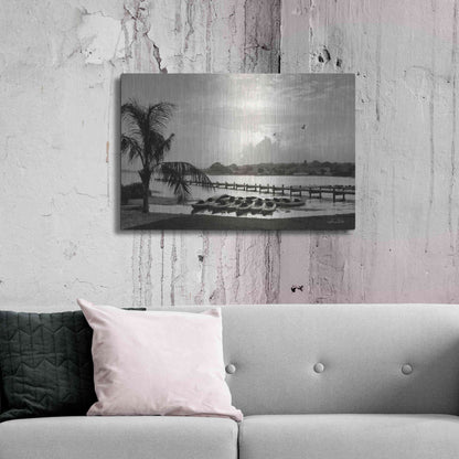 Luxe Metal Art 'Brewing Storm' by Lori Deiter, Metal Wall Art,36x24